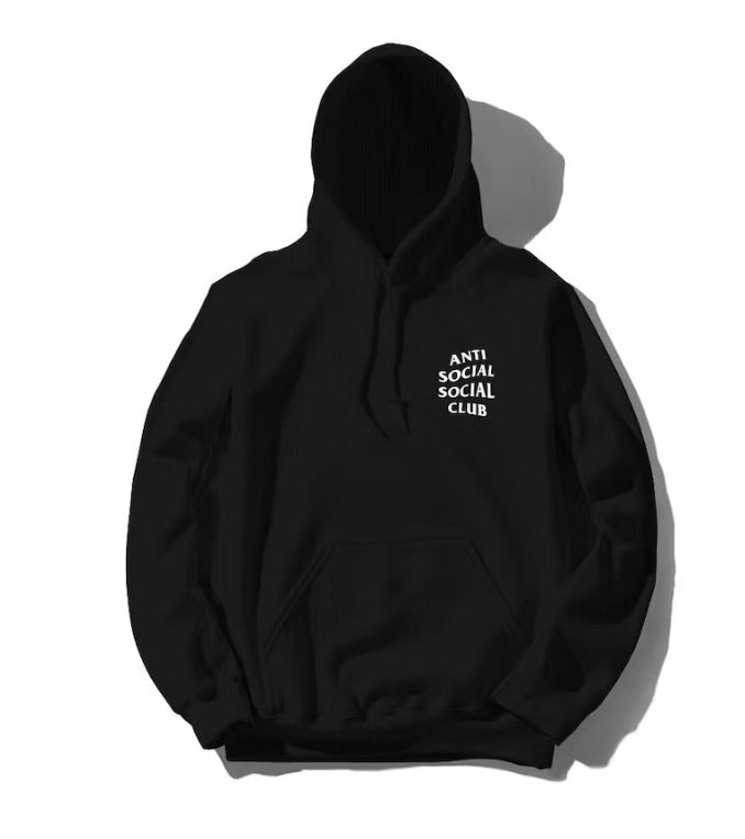 ANTI SOCIAL SOCIAL CLUB LOGO HOODIE BLACK