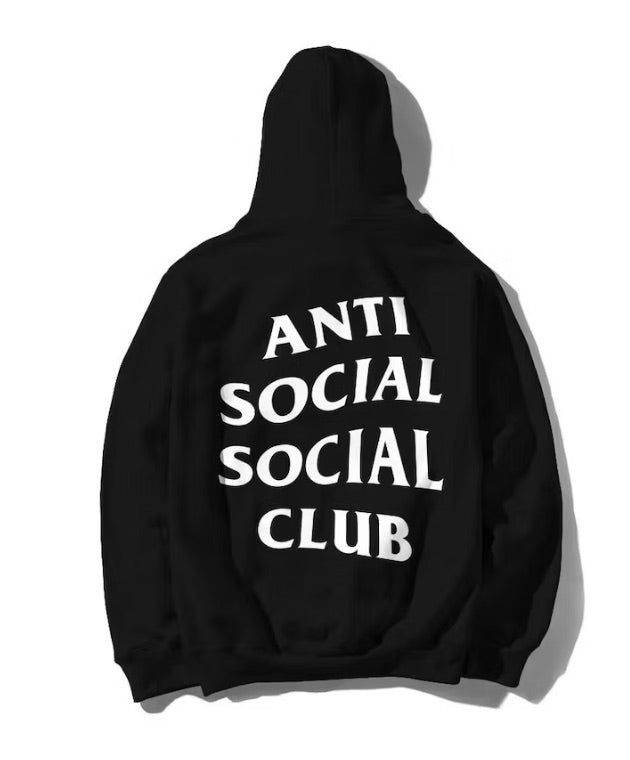 ANTI SOCIAL SOCIAL CLUB LOGO HOODIE BLACK