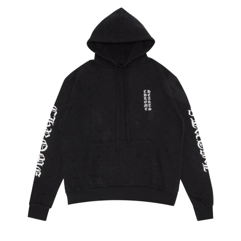 CHROME HEARTS ALL OVER PRINT HOODIE BLACK