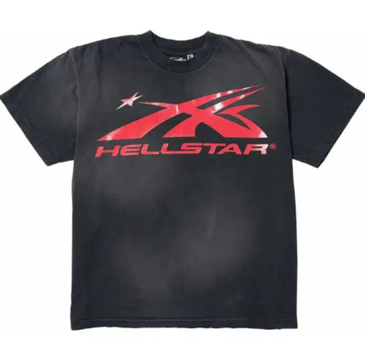 HELLSTAR BLACK AND RED TSHIRT