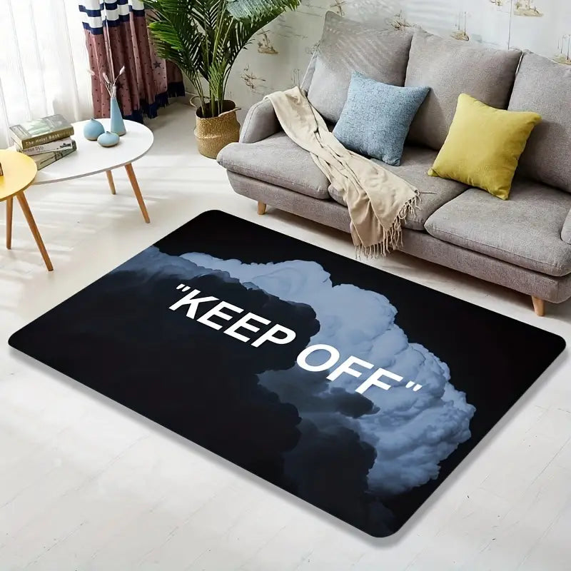 Rackzz “Keep Off” Designer Rug