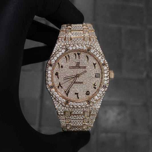 Diamond Audemars Piguet Royal Oak 41mm - 18k Rose Gold