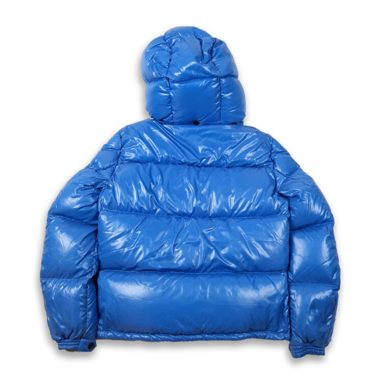 MONCLER MONTBELIARD BLUE PUFFER JACKET