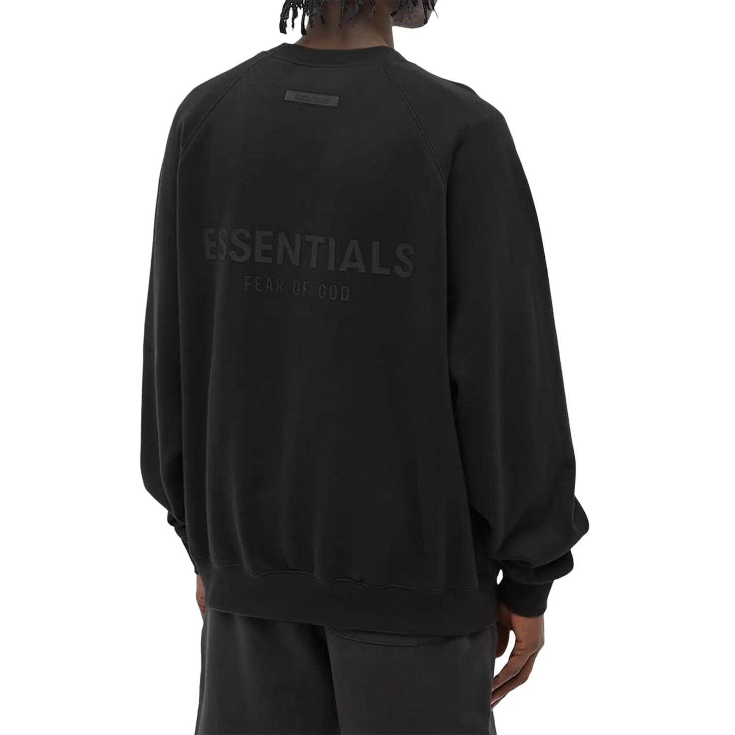 Fear of God Essentials Black Crewneck (SS21)