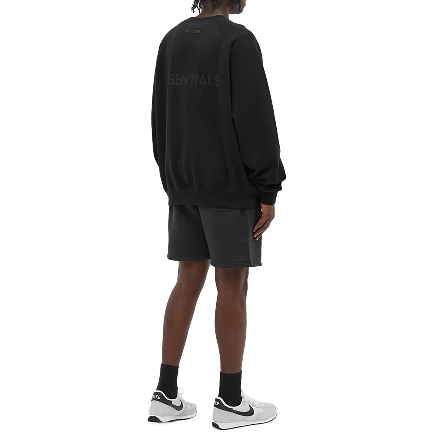 Fear of God Essentials Black Crewneck (SS21)