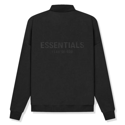 Fear Of God Essentials Black Half Zip Sweatshirt (SS21)