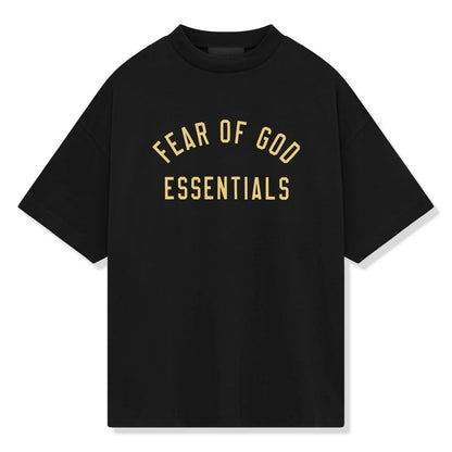 Fear Of God Essentials Jersey Crewneck Black T Shirt (FW24)