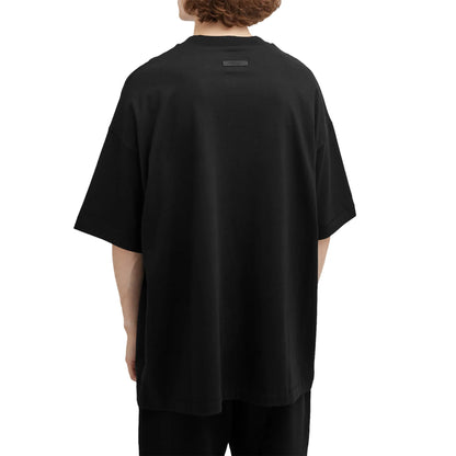 Fear Of God Essentials Jersey Crewneck Black T Shirt (FW24)