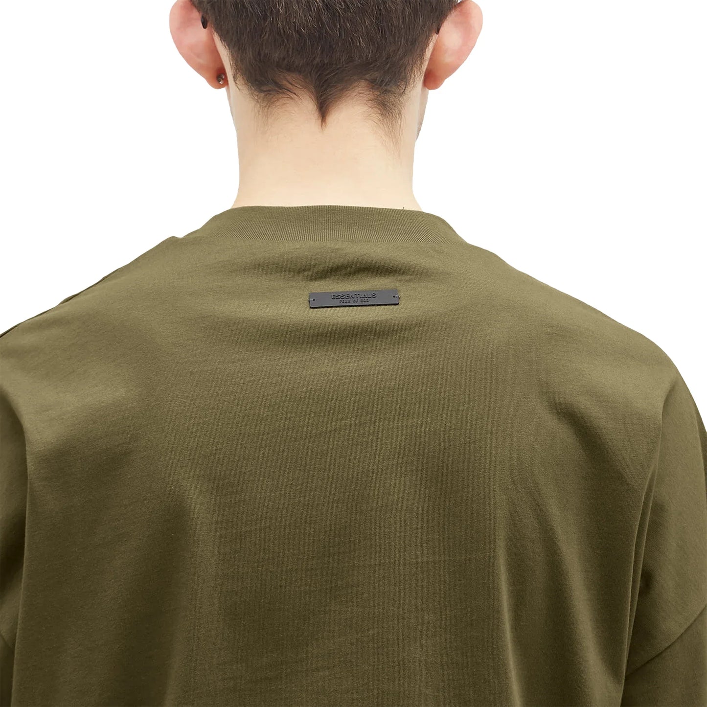 Fear Of God Essentials Jersey Crewneck Military T Shirt (FW24)