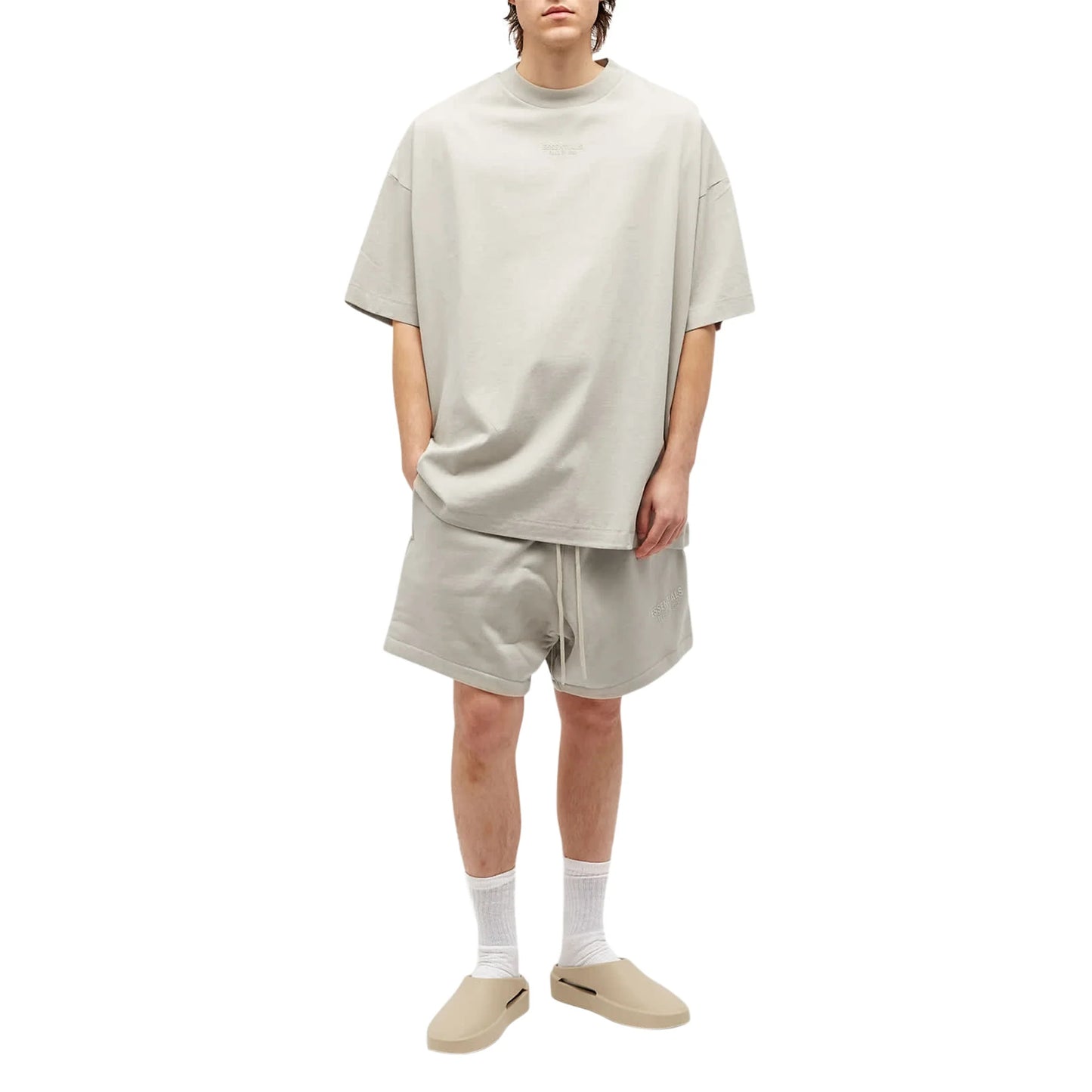 Fear Of God Essentials Silver Cloud T Shirt (FW23)