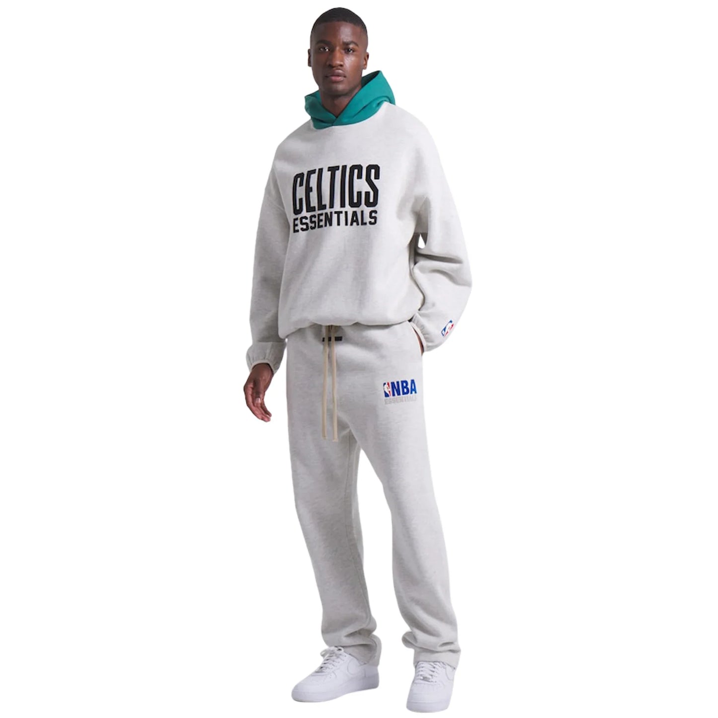 Fear Of God Essentials x Celtics Light Heather Hoodie