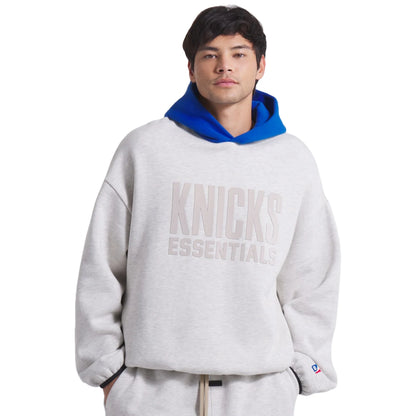 Fear Of God Essentials x Knicks Light Heather Hoodie