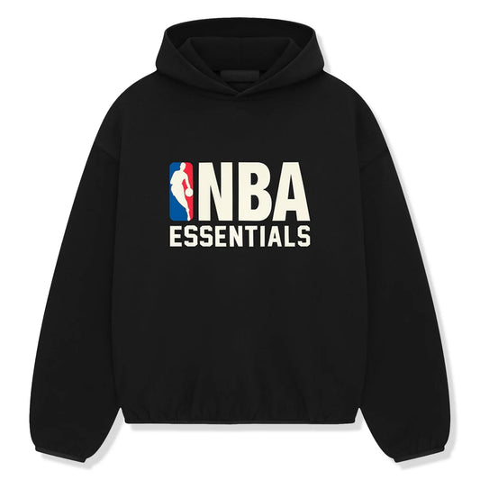 Fear Of God Essentials x NBA Black Hoodie