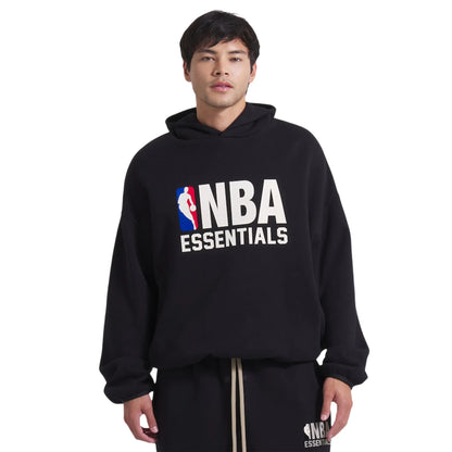 Fear Of God Essentials x NBA Black Hoodie