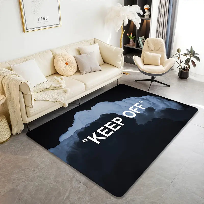 Rackzz “Keep Off” Designer Rug