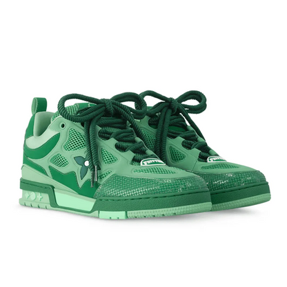 LOUIS VUITTON SKATE GREEN SNEAKER SHOES