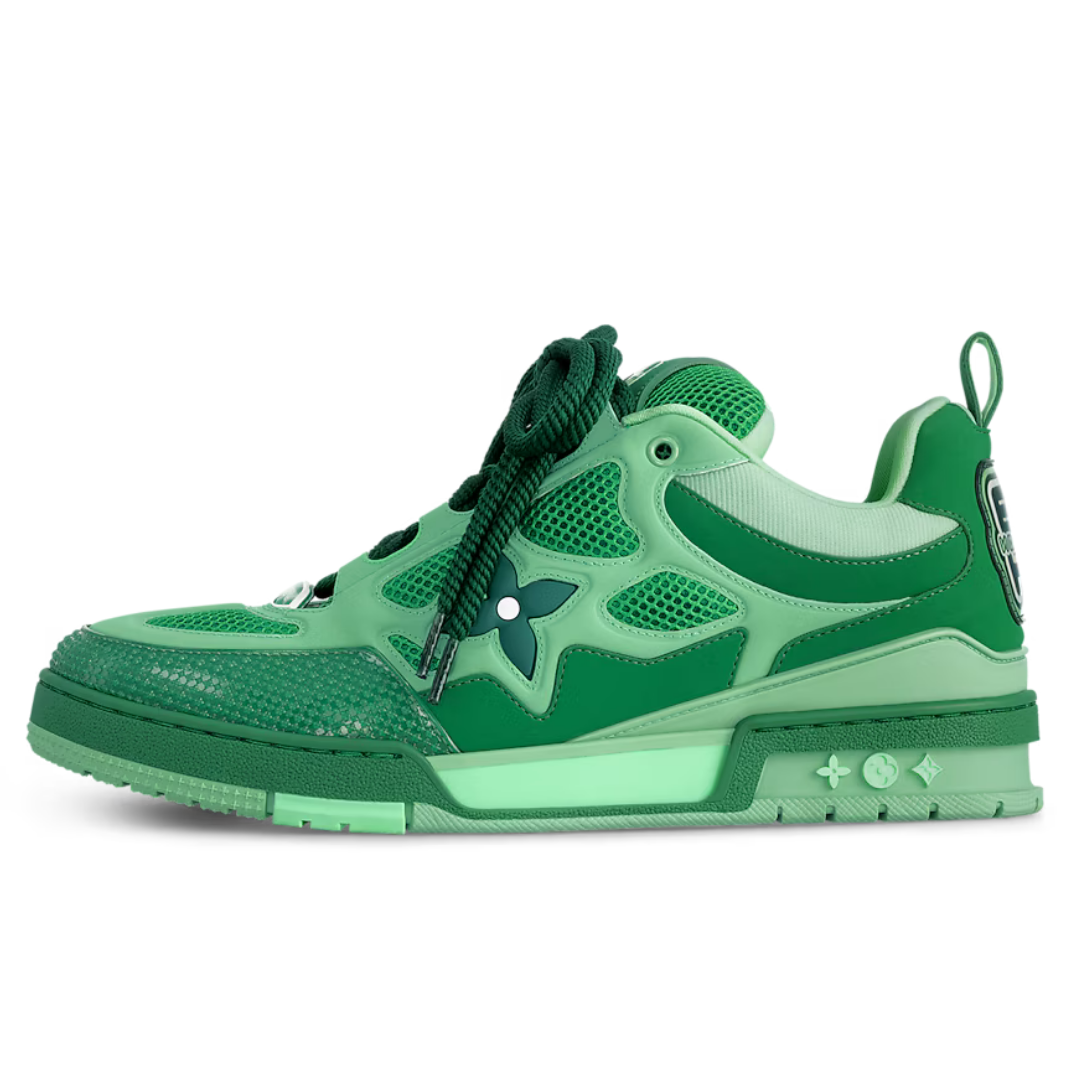 LOUIS VUITTON SKATE GREEN SNEAKER SHOES