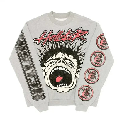 HELLSTAR RECORDS CREWNECK LONGSLEEVE