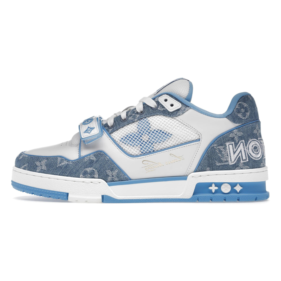 LV MONOGRAM BLUE DENIM TRAINER