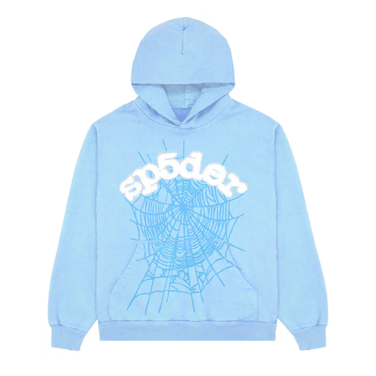 SP5DER WEB HOODIE SKY BLUE