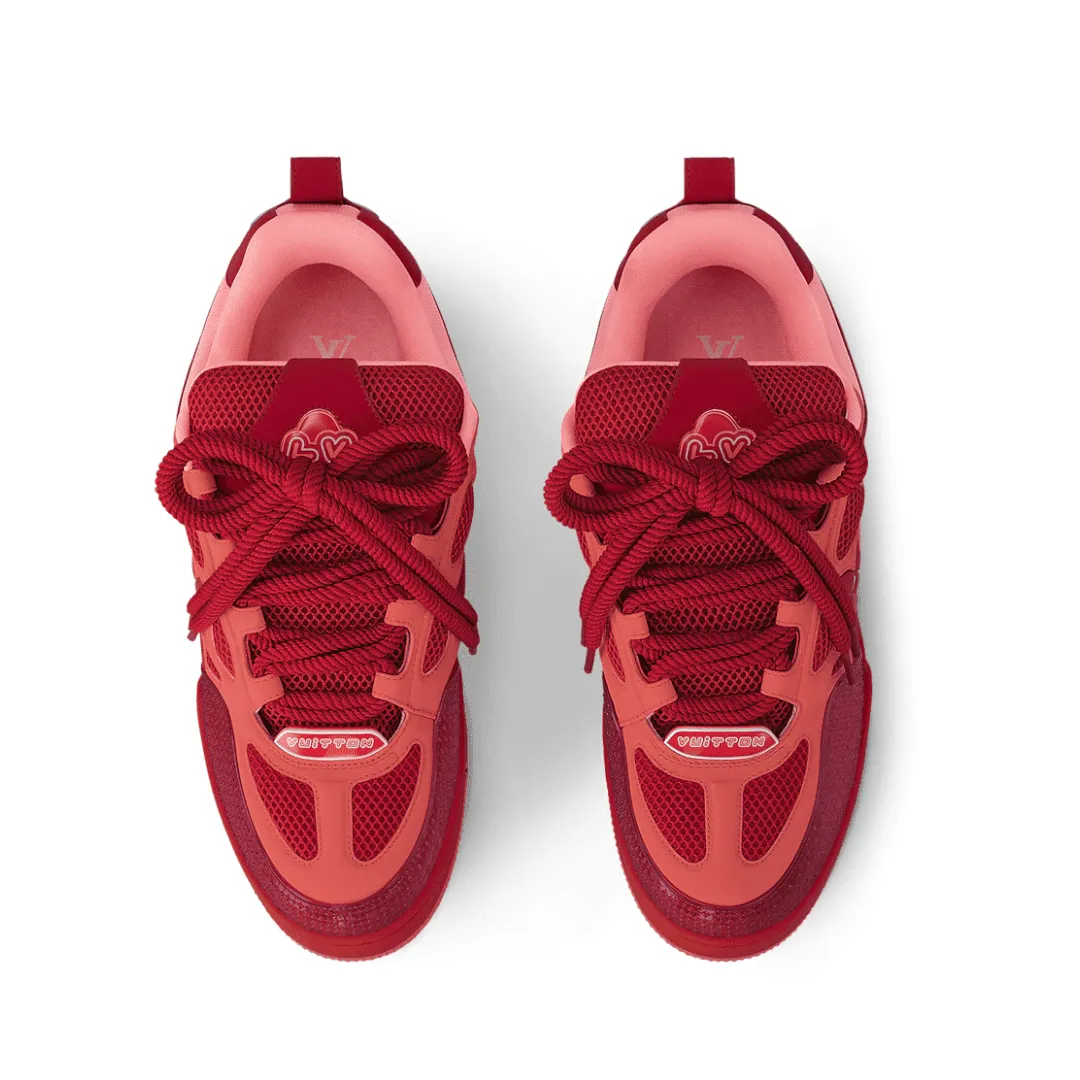 LOUIS VUITTON SKATE RED SNEAKER SHOES